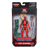 Marvel Sale! (Sloppy paintjob) Legends Series 6-inch LADY Deadpool Figure