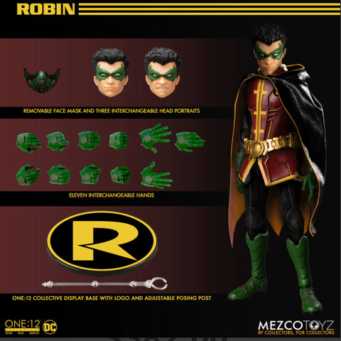Shipping Soon - Mezco One12 Robin 6-Inch Figure
