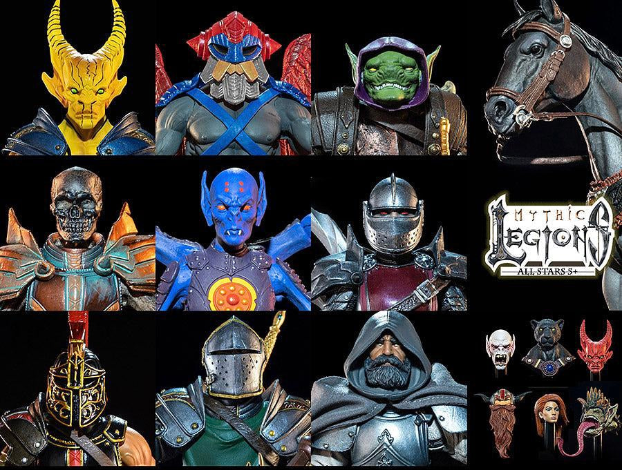Mythic Legions All-Stars 5 Complete Set – Empire Toy Shop