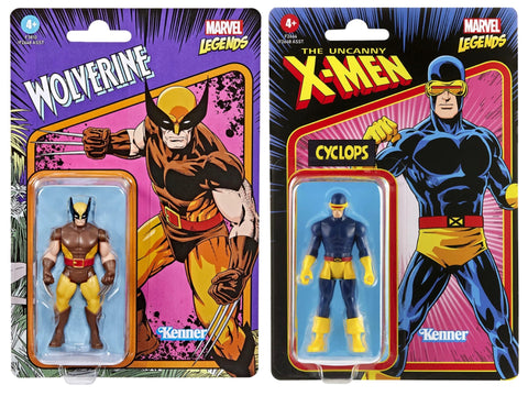 Marvel Retro 3.75” Wolverine & Cyclops 2 Figure Set