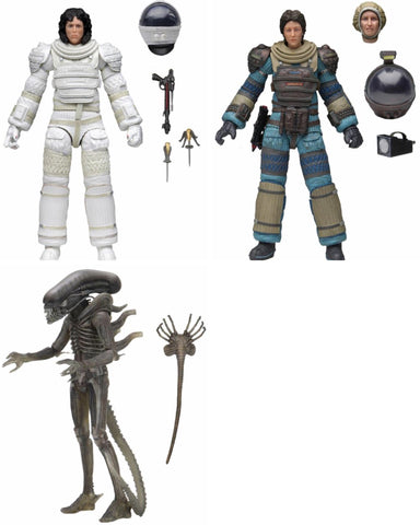 NECA Alien 40th Anniversary Series 16 Set of 3 Figures