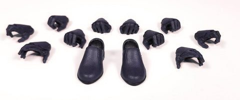 Mythic Legions BLACK LEATHER HAND / FOOT PACK