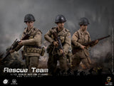 POPTOYS 1/12 CMS004 WWII US Rescue Squad Captain/Shooter/Soldier (3 Figure Set)