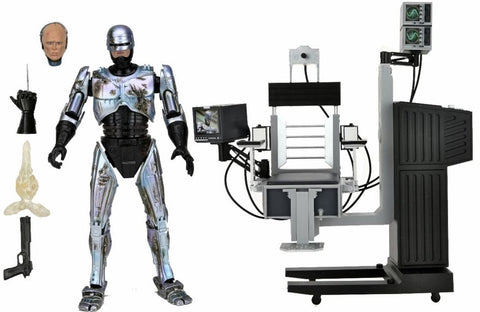 NECA Ultimate Battle Damaged 7" RoboCop with Chair